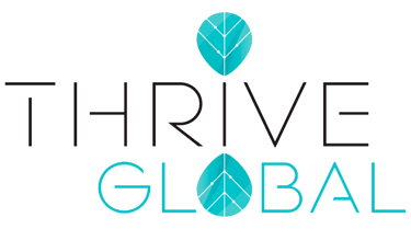 a logo for thrive global global