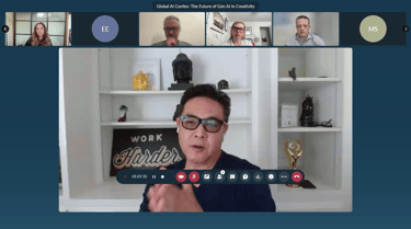 Tony Shyu moderating the sessions at Global AI Confex 2025 | AI in Creativity 
