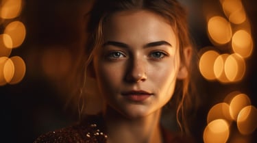 high-end photo retouching girl background