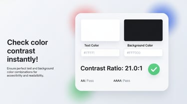Color Contrast Checker