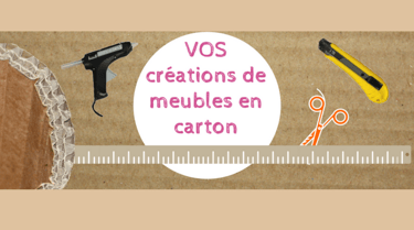 Groupe Facebook Vos créations de meubles en carton