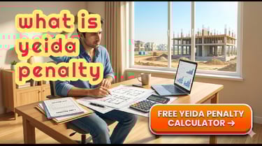 how to calculate yeida penalty for late construction