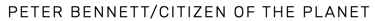 Peter Bennett / Citizen of the Planet title text.