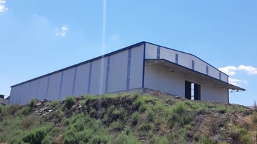 Kırşehir’de bulunan bir döküm fabrikasının ek binasının inşaat süreçleri.