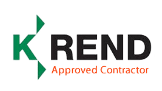 K Rend specialists approved contractor logo