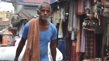 Arakashan Road market, New Delhi, India