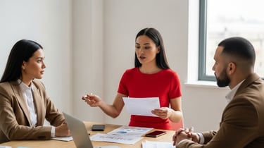 un briefing aziendale dove si espone il progetto ideale