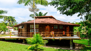 casa de eucalipto tratado - Imader