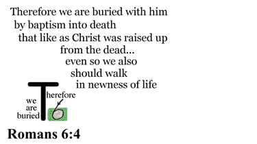 Romans 6:4 Say it slow