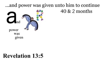 Revelation 13:5 Say it slow