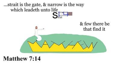 Matthew 7:14 Say it slow