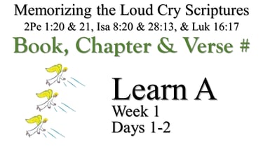 Learn A (Days 1-2)