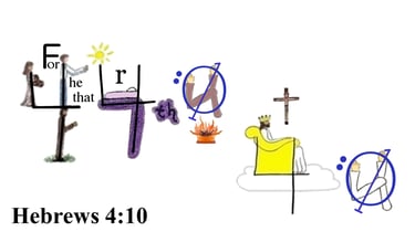 Hebrews 4:10