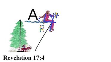 Revelation 17:4 Say 1st words
