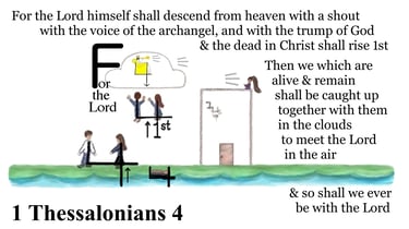 1 Thessalonians 4:16 & 17 Explanation