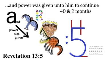 Revelation 13:5 Say 3 times