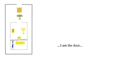...I am the door...