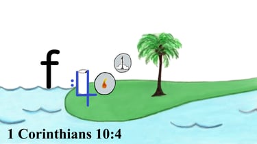 1 Corinthians 10:4 f