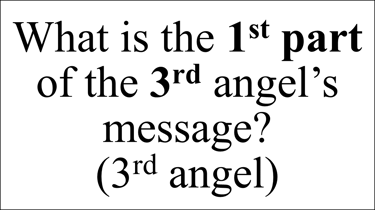 Revelation 14:9 Say question