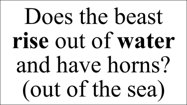 Revelation 13:1 Say question