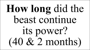 Revelation 13:5 Say question