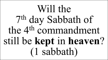 Isaiah 66:23 And it shall come to pass, from 1 new moon to another, & from 1 sabbath...