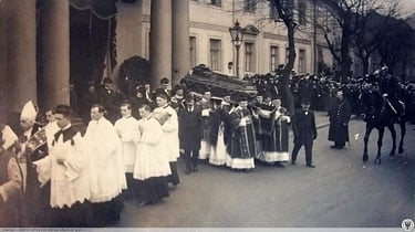 Georg Kopp 1914 funeral pogrzeb
