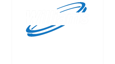 a black and white william j williams williams williams logo