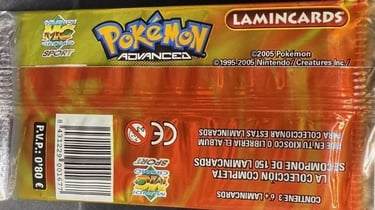 Booster Lamincards série 3 exclusivité italienne Back