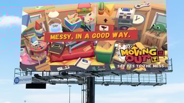 Moving Out billboards