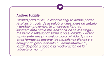 recomendacion del Espacio terapeutico