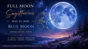 The Blue Moon of Expansion, Truth & Sacred Possibility
