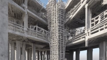 low angle view photography of a gray building