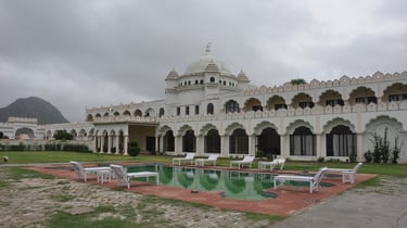our hotel, the Gulaab Niiwaas Palace,  Pushkar , Rajasthan, India