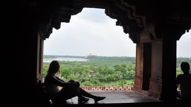 Agra fort, the red fort, Agra, Uttar Pradesh, India