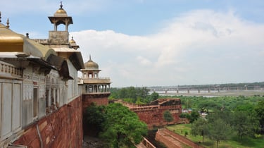 Agra fort, the red fort, Agra, Uttar Pradesh, India