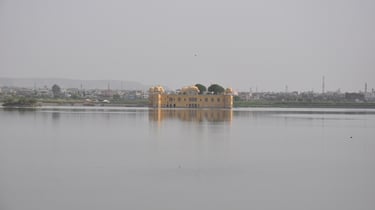 Jal Mahal, Man Sagar Lake, Jaipur, Rajasthan, India