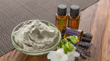 a bowl of homemade DIY Tea Tree Clay Facial Mask