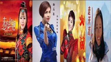 轻松悦耳动听的金曲《火火的姑娘》《歌在飞》《火苗》《走天涯》高清 MV。