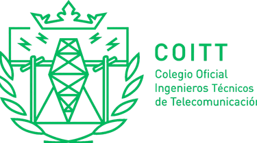 Official COITT logo for the Colegio Oficial Ingenieros Técnicos de Telecomunicación in green.