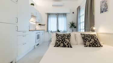 Casa Rava Sul Parco Riccione Cucina soggiorno