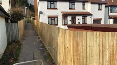 a fencing job