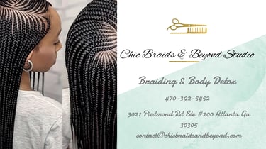 Contact Card For Chic Braids and Beyond Studio - Atlanta