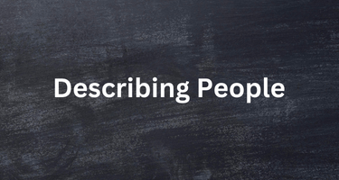 1st year middle school describing people