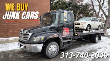 Chamo's Towing Services - We Buy Junk Cars  -(313)740-2040