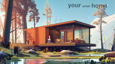 container home with a view