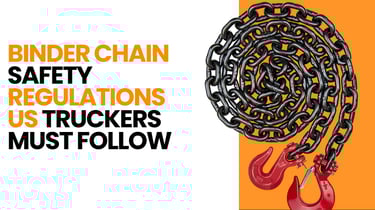 Binder chain safety regulation