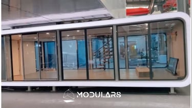 Vivienda modular VM2A1 de doble piso personalizable, MODULARS España