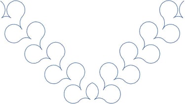 Interlocking Feathers SJSPAN-7 Sue Schmeiden