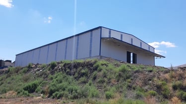 Kırşehir’de bulunan bir döküm fabrikasının ek binasının inşaat süreçleri.